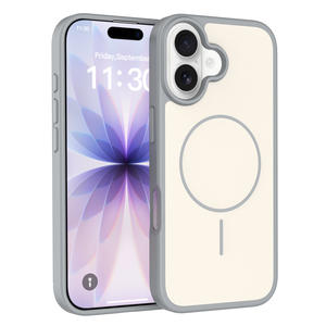 Funda Protectora para Teléfono con Diseño Magnético de TPU+PC+N52, Sensación de Piel, para <span class=keywords><strong>iPhone</strong></span> 17 Pro Max, Fundas Para <span class=keywords><strong>iPhone</strong></span> - Product Image 1