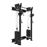 Máquina de Poleas Crossmax para Montaje en Pared, Rack de Gimnasio en Casa, Máquina Power Rack