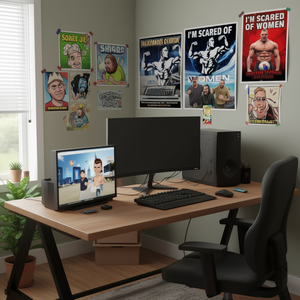 T-shirt « Je suis effrayé des femmes » : Meme humoristique pour les passionnés de memes d'Internet - Product Image 3