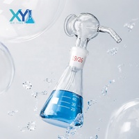 Flacon pulvérisateur triangulaire en verre borosilicate de laboratoire pour chromatographie TLC avec boule en caoutchouc – Ensemble complet
