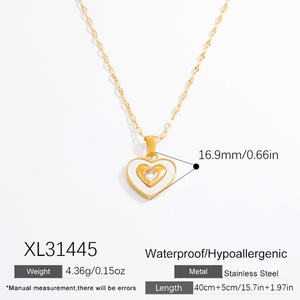 Collar de Alta Gama con Colgante Individual y Cadena de Acero Inoxidable a la Moda, Accesorios Elegantes que No se Caen, Ideales para Regalos - Product Image 6