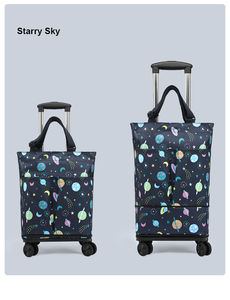 Muti-chức năng mua sắm tote giá cả cạnh tranh phụ nữ Xe đẩy Túi du lịch Trọng lượng nhẹ Túi du lịch với bánh xe xe đẩy Kit - Product Image 2