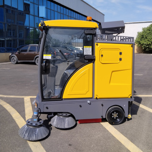 Machine à balayer les trottoirs à grande vitesse, balayeuse électrique pour le nettoyage des routes, pour les allées piétonnières et les parcs urbains - Product Image 3