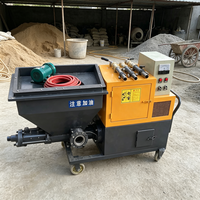 Machine à projeter du mortier certifiée CE, 4 kW, pour les travaux de revêtement extérieur des maisons résidentielles