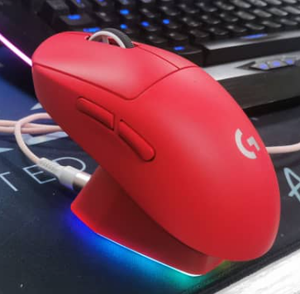 Souris de jeu sans fil <span class=keywords><strong>Logitech</strong></span> <span class=keywords><strong>G</strong></span> <span class=keywords><strong>PRO</strong></span> X SUPERLIGHT rouge, ensemble de souris avec boîte cadeau, poursuite des vagues vers l'avant - Product Image 4