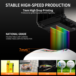Imprimante UV à plat professionnelle Rainbow RB-6042H A2 40x60cm automatique pour l'impression de photos sur appareils mobiles et tubes - Product Image 6