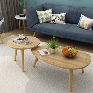 Tabelle petite fantaisie tables d'appoint en bois salon moderne ensembles de meubles de salon de table de salon de table basse - Product Image 6