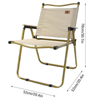 Chaise pliante d'extérieur OEM, chaise de camping portable avec siège en Oxford durable