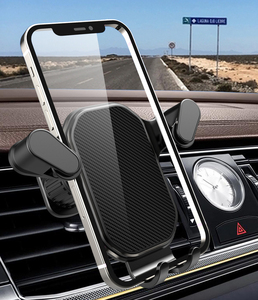 Dudukan ponsel mobil pengisap kuat, dudukan telepon mobil untuk papan dasbor klip ventilasi udara penggunaan ganda gravitasi - Product Image 3