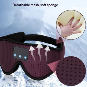 Nueva Máscara de Ojos Inteligente Inalámbrica Bluetooth 5.3 con Música y Sombreado 3D <span class=keywords><strong>para</strong></span> <span class=keywords><strong>Dormir</strong></span>, Material de Poliéster, Suministro Directo de Fábrica en China - Product Image 3