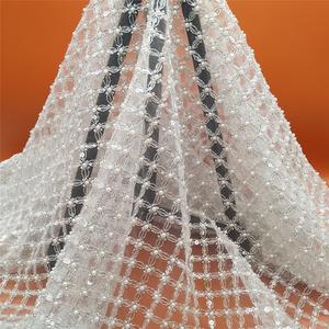 कील सेक्विन कशीदाकारी फीता पोशाक शादी की पोशाक कपड़े निर्माताओं बेचने गर्म नए वर्ग मनके प्लेड अफ्रीकी धुंध स्थायी - Product Image 5