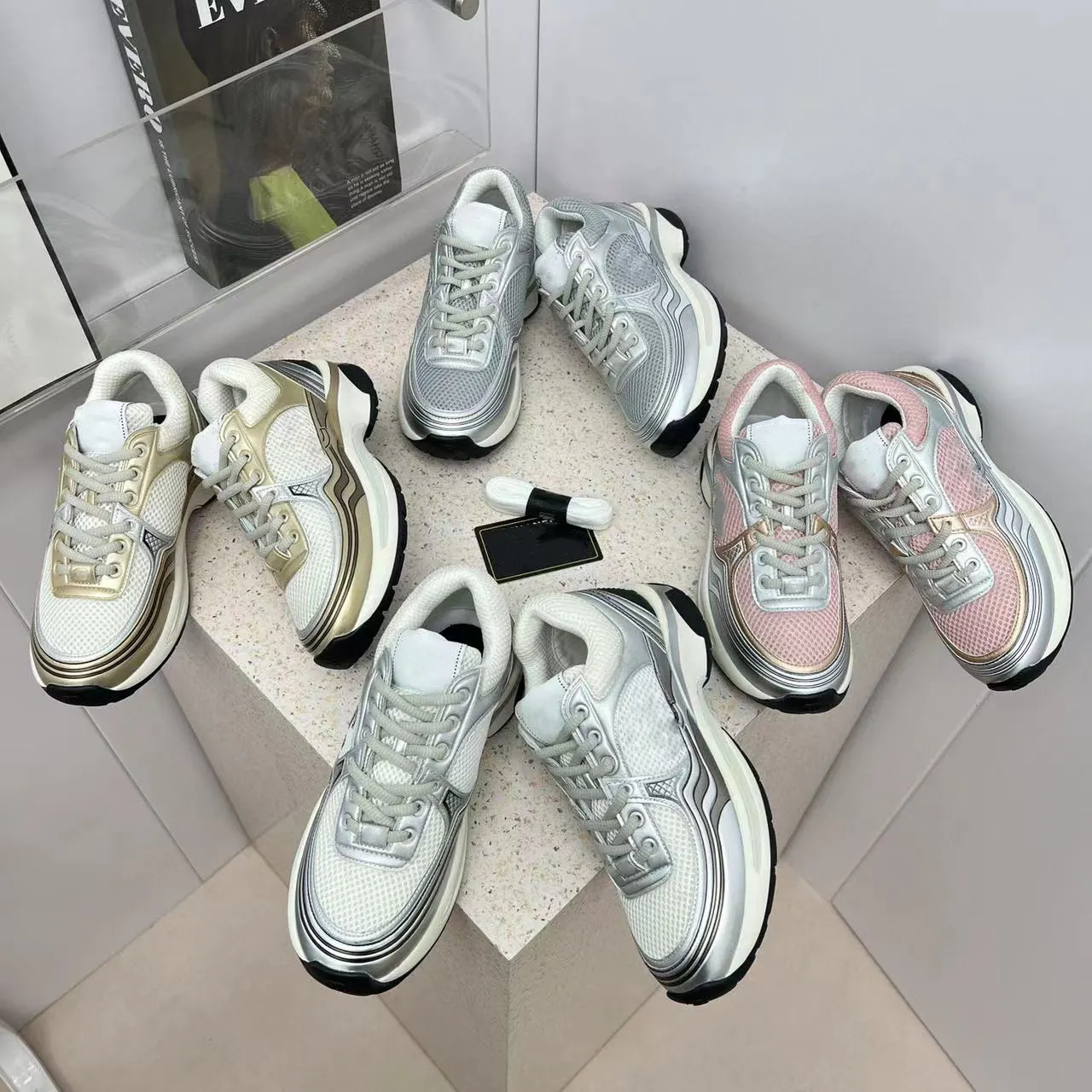 2023 High Quality Designer Shoes Comfortable Lace-up Women Sneakers Sport Shoes Lanvine Sneakers For Women And Ladies