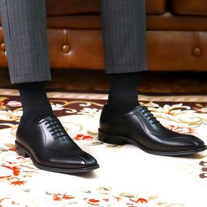 Men's Business Chukka <b>Boot</b> Leather Shoes Patent Leather Winter Party High-End Handmade Classic - Product Image 4