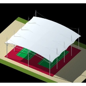 PVDF PTFE impermeable Fútbol Tenis canchas deportivas tienda <span class=keywords><strong>techo</strong></span> tensión membrana estructuras para exterior estadio <span class=keywords><strong>techo</strong></span> - Product Image 4