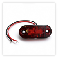 Feu de position latéral à 2 LED ambre, homologué DOT E-mark, pour bus, camion, remorque, étanche