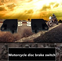 Sakelar Lampu Rem Depan Sepeda Motor Universal Plastik, Tombol Tekan Kanan/Kiri