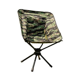Silla Plegable de Aluminio Ligera para Pesca, Senderismo y Camping, con Capacidad de Peso de 130 kg, Correa para el Hombro, Ideal para Playa y Parque - Product Image 2