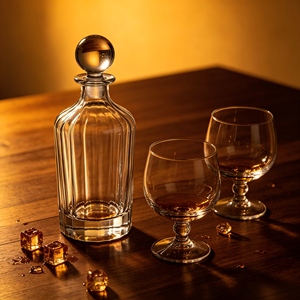 <span class=keywords><strong>Carafe</strong></span> à <span class=keywords><strong>whisky</strong></span> rectangulaire cannelée verticale de 850 ml avec bouchon sphérique, <span class=keywords><strong>carafe</strong></span> à liqueur vintage en <span class=keywords><strong>cristal</strong></span> clair côtelé - Product Image 4
