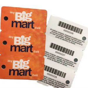 Tarjeta de PVC laminada con película de acabado brillante CR80, diseño personalizado, logotipo, código QR, código de barras de fidelización, tarjeta de membresía, tarjeta de regalo, impresa en Pantone - Product Image 1