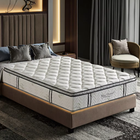 Matelas de lit sur mesure pour chambre à coucher, matelas à ressorts ensachés, matelas en mousse à mémoire de forme en gel pour appartement et hôtel
