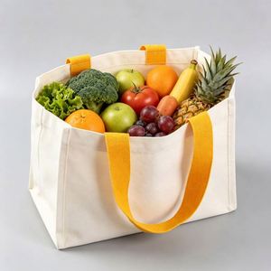 Custom Personalized <b>Tote</b> <b>Bag</b> with Geometric Pattern Cotton Canvas Shoulder Strap for Advertising & Retail Store Gifts - Product Image 2