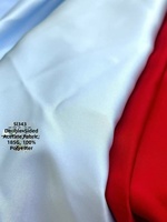 Tissu satiné double face imitation acétate de haute qualité, 100% polyester, 185 GSM, toucher moelleux, pour robes et costumes de luxe