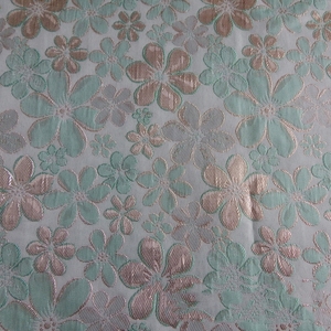 Vestido de pétalos dorados Jacquard teñido en hilo, tela Cheongsam, patrón tejido impreso para ropa de boda - Product Image 3