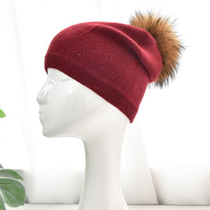 Haute qualité femmes Bling diamant strass bonnets <span class=keywords><strong>pour</strong></span> dames <span class=keywords><strong>Bonnet</strong></span> <span class=keywords><strong>laine</strong></span> bonnets chapeau strass Skullies tricoté chapeaux - Product Image 5