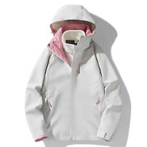 เสื้อแจ็คเก็ตกันลมกราฟีน 3 in 1 สำหรับผู้หญิง แขนยาว ชุดทำงาน ปักโลโก้ตามสั่ง - Product Image 2