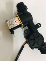 Sensor aliran air katup solenoid Pengukur aliran mesin pengontrol air Sensor aliran Hall Diameter pipa G1/2