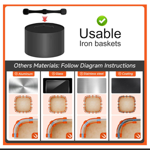 Air Fryer Liner Holder Silicone <b>Rack</b> with Handle Heat Resistant Easy to Lift Basket Accessories for Air Fryer - Product Image 4