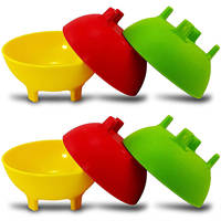 Bol de service en plastique GD406 pour salade mexicaine et condiments