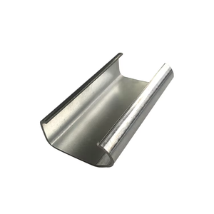 Rails droits incurvés en acier galvanisé industriel moderne de 3 pouces Accessoires de quincaillerie pour portes de <span class=keywords><strong>garage</strong></span> durables 1 an en usine directe - Product Image 3