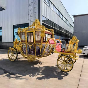 Carruaje Vintage Personalizado Cenicienta Eléctrica Wedding Carriage Park Sightseeing Tour Carriage Precio Bajo - Product Image 1