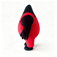 Uyeah OEM/ODM MOQ 1PC Costume de Mascotte Personnalisé 3D Unisexe, Design Personnalisé, Mascotte de Marque de Dessin Animé, Costume de Singe en Tissu Rouge pour Adulte