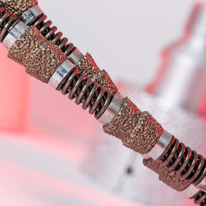 Vuoto brasato taglio a secco calcare marmo granito pietra diamante filo sega corda - Product Image 4