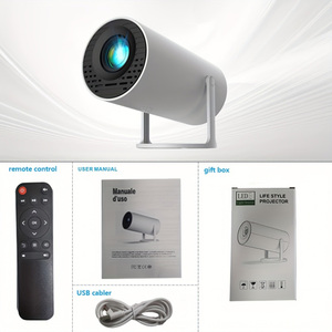 Mini xách tay máy chiếu 1080P, Led chiếu với USB, điều khiển từ xa trong nhà/ngoài trời Movie chiếu hy300/Trắng - Product Image 6