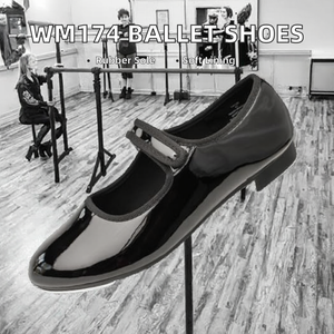Zapatos de Claqué Profesionales Unisex de Charol con Opción de Tacón, Forro de Algodón, Suela de Goma, Personalizables para Danza y Espectáculos - Product Image 2