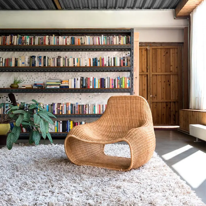 Dreamhause-sofá de ratán creativo para exteriores, silla de salón interior, de diseñador, de alta calidad