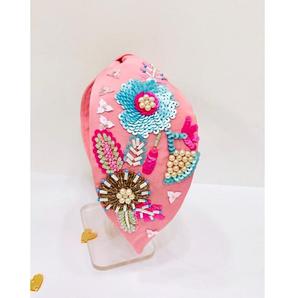 Bandeau perlé de qualité supérieure avec perles multicolores pour les femmes élégantes à la recherche d'un accessoire de cheveux fait à la main et élégant - Product Image 4