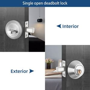 مجموعة أدوات فتح أقفال الأبواب الأسطوانية الحديثة من الفولاذ المقاوم للصدأ من Roeasy مع مفاتيح نحاسية للمدارس وورش العمل والأبواب الرئيسية - Product Image 4