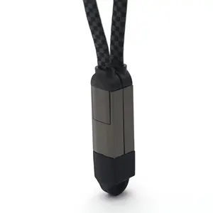 Llavero completo Nuevo modelo Pd100w Carga rápida 4 en Cable Usb A Tipo C a Lightusb C Cable de datos para reloj de anillo inteligente