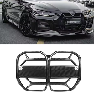 Griglia Frontale in Fibra di Carbonio Stile CS Senza ACC per <span class=keywords><strong>BMW</strong></span> <span class=keywords><strong>Serie</strong></span> <span class=keywords><strong>4</strong></span> <span class=keywords><strong>Coupé</strong></span> 2 Porte G22 G23 2021-IN G22 - Product Image 1