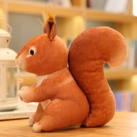 Peluche personnalisée en forme de chipmunk, jouet en peluche doux, écureuil en peluche, fabrication OEM ODM sur mesure, vente en gros, cadeau pour enfants, décoration de la maison