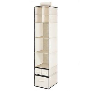 Dual-Tier Eco-Friendly <b>Fabric</b> Hanging Closet Organizer <b>Storage</b> Bags Foldable Multifunction Sewing Design Clothing Living Room - Product Image 1