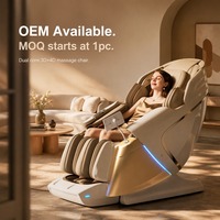 Fauteuil de massage 4D 3D à double moteur, inclinable zéro gravité, pour le corps entier, siège de massage électrique commercial, OEM Chine
