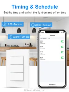 Brazil 1/2/3/4/6 Gang Tuya Smart Life App Zigbee Smart Light Switch Brazil Zigbee Smart Light Switch PC Wall Switch