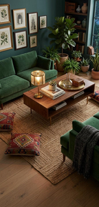 Textured Patchwork Handwoven Wool Jute Area <b>Rug</b> <b>Boho</b> Farmhouse Carpet Rustic Floor Decor Accent for Living Room Bedroom Hallway - Product Image 4