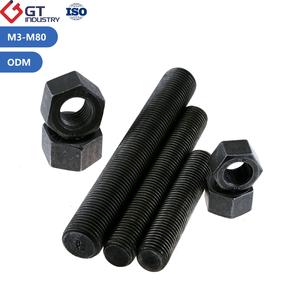 Acier au carbone allié A193 B7 A320 L7 HDG galvanisé noir PTFE Xylan tige filetée <span class=keywords><strong>M18</strong></span> M20-M48 1/2 3/4 5/8 Astm B16 L7 goujon - Product Image 4