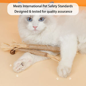 Silver Vine Mainan Kucing Catnip Interaktif Berkualitas Tinggi Grosir Lucu 2025 Aksesoris Baru Grosir Tongkat Penggaruk - Product Image 4